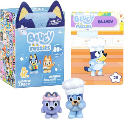 Bluey Fuzzies – Mini Figures – 2 Pack (90452)