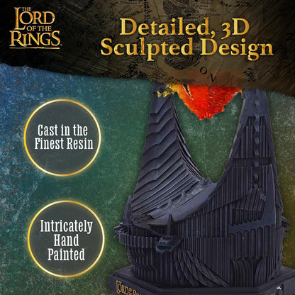 Nemesis Now Lord of the Rings Eye of Sauron Lamp 21.5cm - Official LOTR Light-Up Collectible, Mordor Barad-dûr Decor, Fantasy LED Desk Lamp, for Fans, Nemesis Now Herr der Ringe Auge des Sauron Lampe, Nemesis Now Lord of The Rings Oog van Sauron Lamp