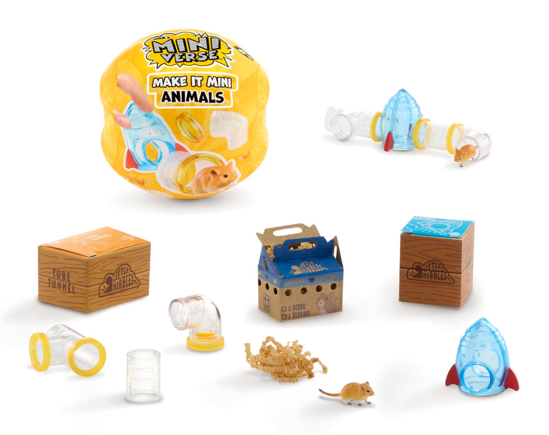 MGA’s Miniverse Make It Mini Animals Serie 2 – bevat 1 dierenfiguurtje met accessoires, mini-verzamelitems, 8 om te verzamelen, geschikt voor verzamelaars en kinderen vanaf 8 jaar