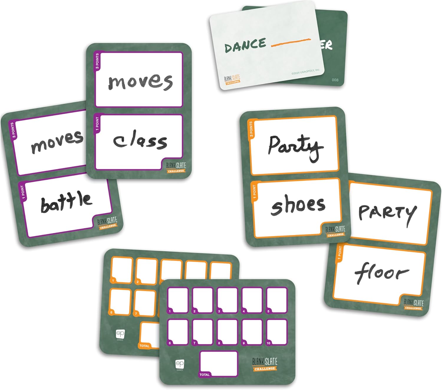 BLANK SLATE: Challenge Board Game, The Game Where Great Minds Still Think Alike, New Cooperative and Team Play Modes, Family-Friendly Word Association Party Game, 2 or 4 Players, Ages 8+, 30 Min