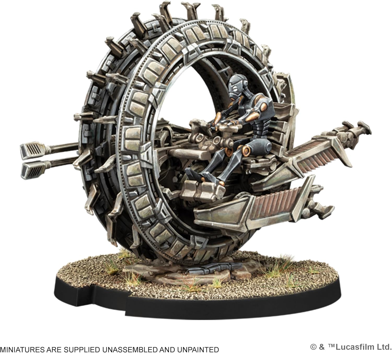 Asmodee | Star Wars: Legion TSMEU-6 Personal Wheel Bike | Miniatures Game | Ages 14+ | 2 Players | 90 Minutes Playing Time