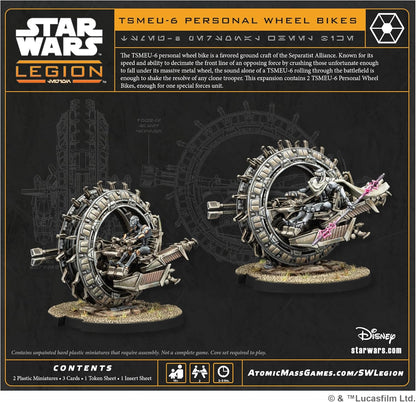 Asmodee | Star Wars: Legion TSMEU-6 Personal Wheel Bike | Miniatures Game | Ages 14+ | 2 Players | 90 Minutes Playing Time