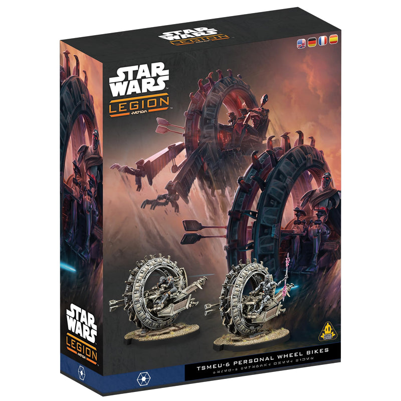 Asmodee | Star Wars: Legion TSMEU-6 Personal Wheel Bike | Miniatures Game | Ages 14+ | 2 Players | 90 Minutes Playing Time