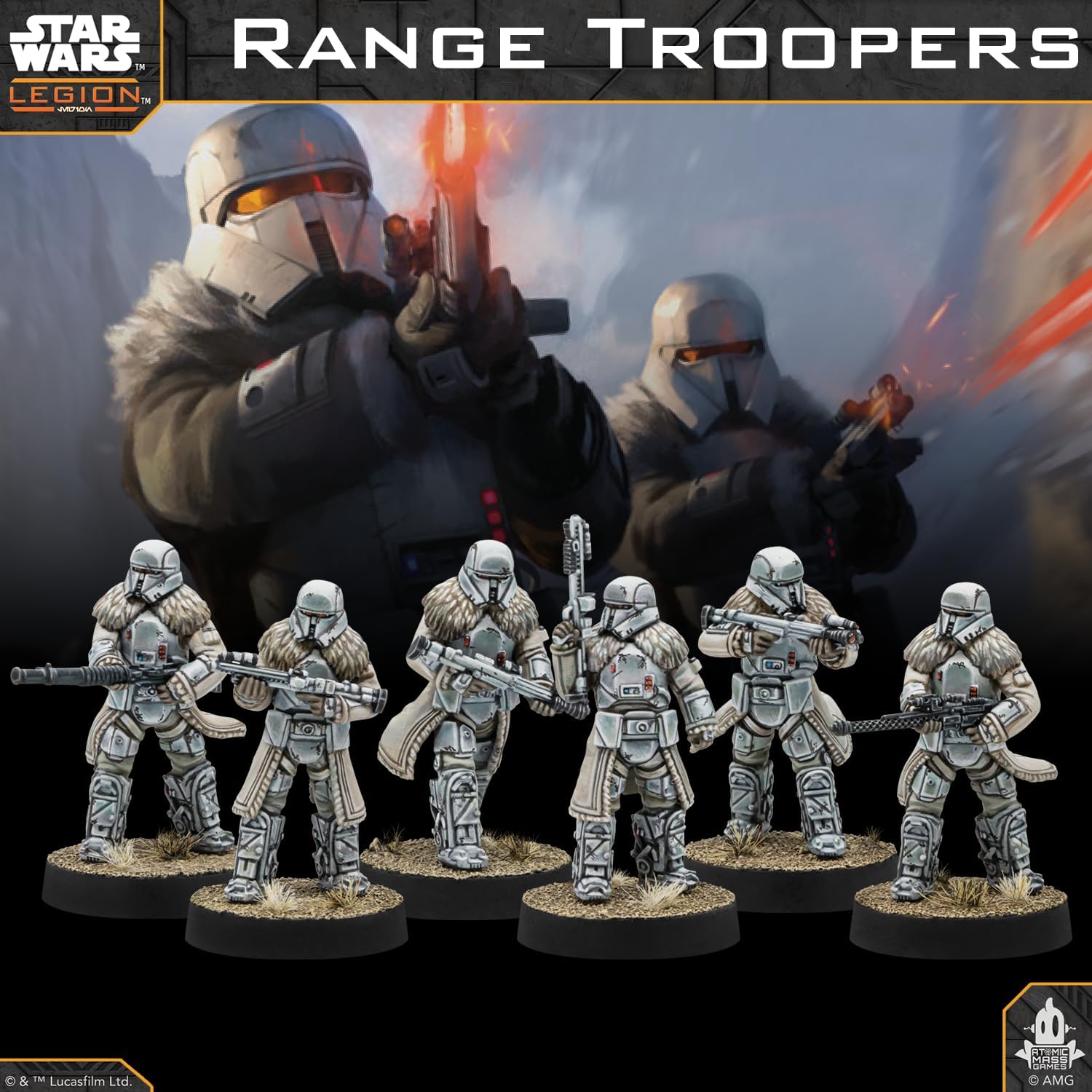 Asmodee | Star Wars: Legion Range Troopers | Miniatures Game | Ages 14+ | 2 Players | 90 Minutes Playing Time