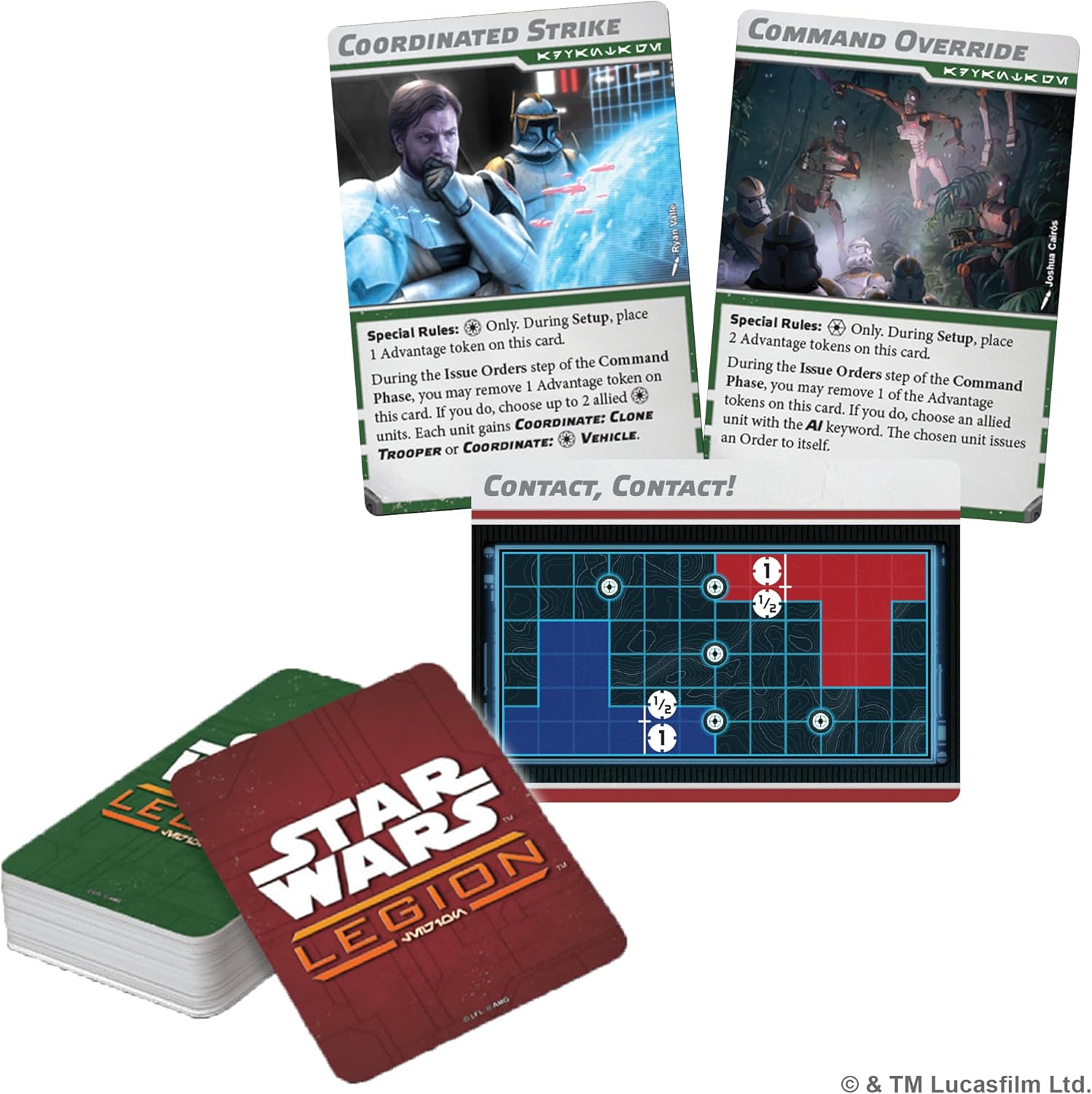 Asmodee | Star Wars: Legion - Battle Deck Card Pack II | Tabletop Miniatures Game | Ages 14+ | 2 Players | 3 Hours Playing Time