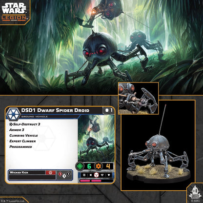 Asmodee | Star Wars: Legion DSD1 Dwarf Spider Droid | Miniatures Game | Ages 14+ | 2 Players | 90 Minutes Playing Time