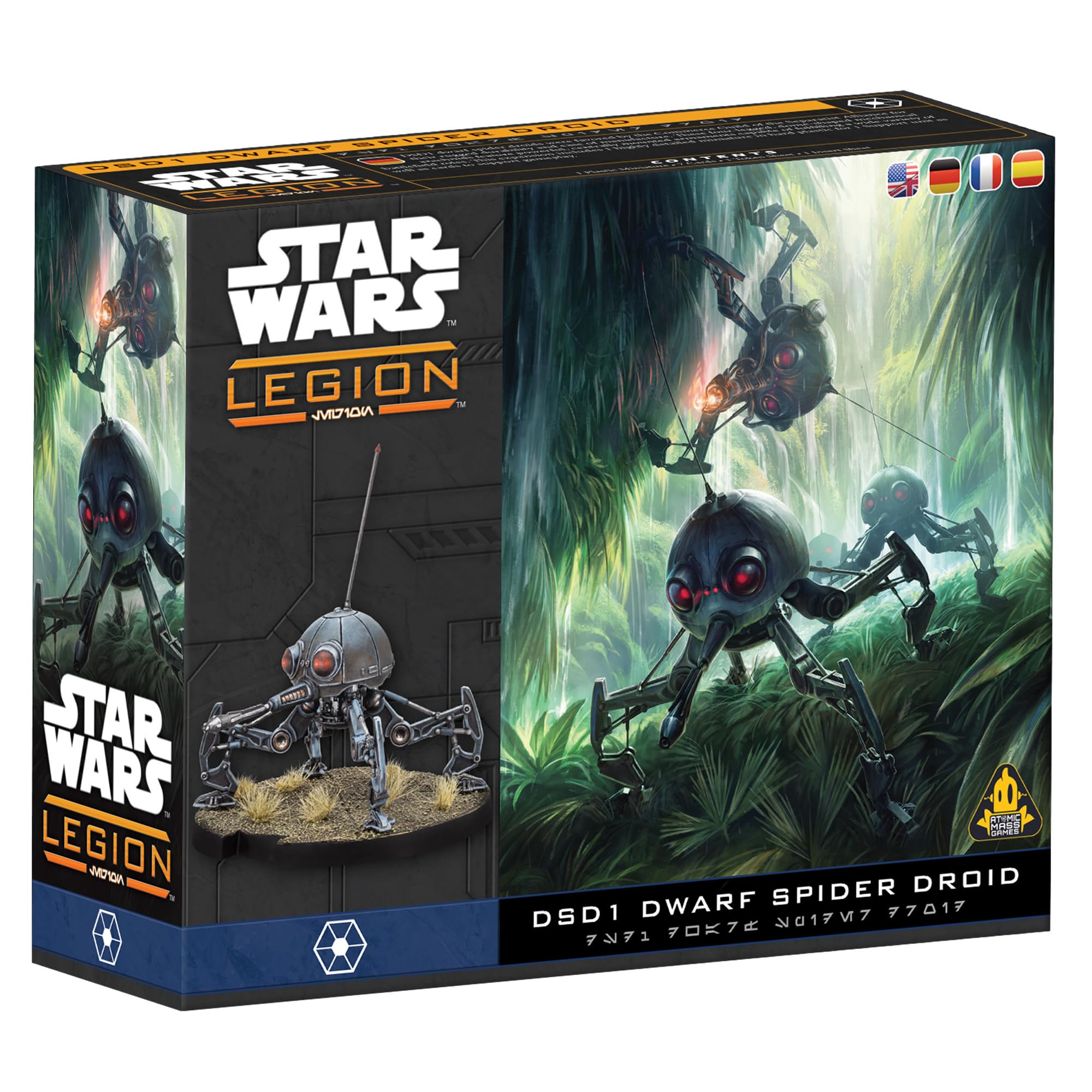 Asmodee | Star Wars: Legion DSD1 Dwarf Spider Droid | Miniatures Game | Ages 14+ | 2 Players | 90 Minutes Playing Time