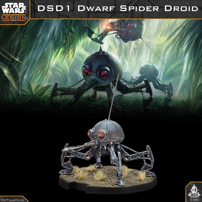 Asmodee | Star Wars: Legion DSD1 Dwarf Spider Droid | Miniatures Game | Ages 14+ | 2 Players | 90 Minutes Playing Time