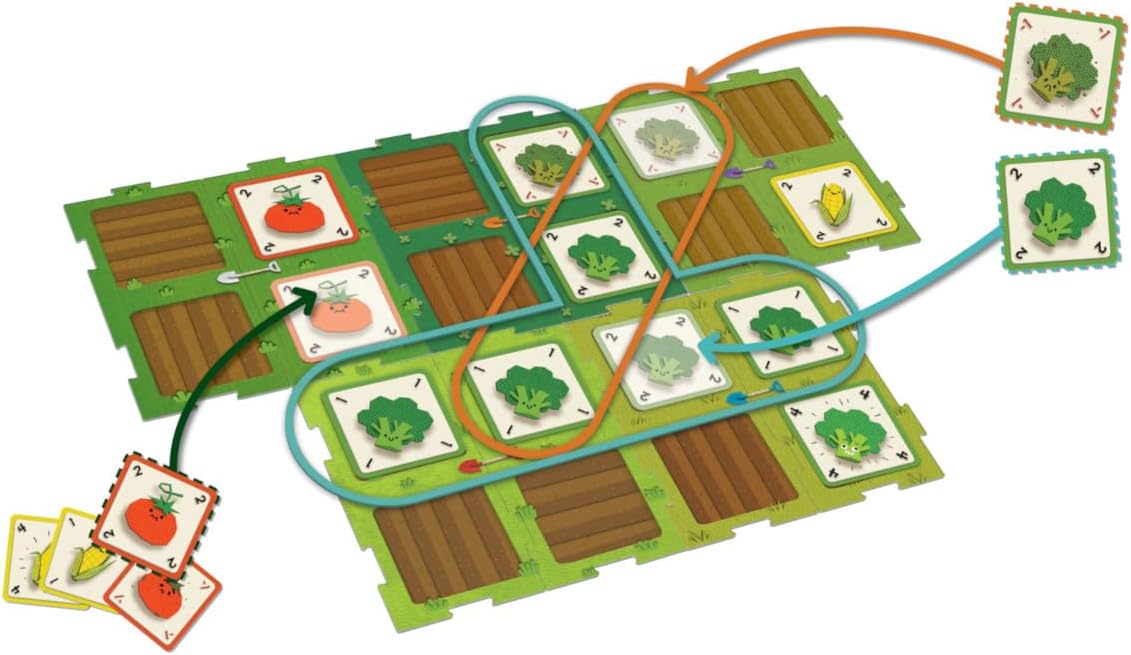 IELLO | Veggie Match | Family Card Game | Ages 7+ | 3-6 Players | 15+ Minutes Playing Time