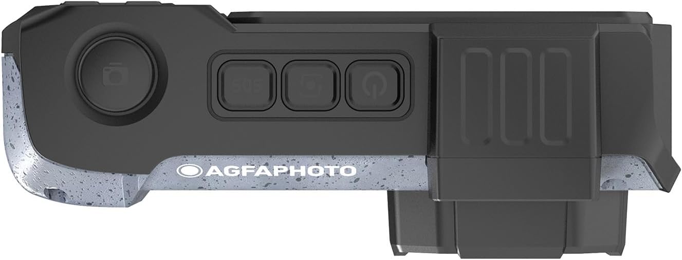 AgfaPhoto Realishot WP9500 - Appareil Photo Numérique Waterproof, Étanche 7m, 24 MP, Zoom 18X, Vidéo 4K, Double Écran 2.9”/1.4” - Noir