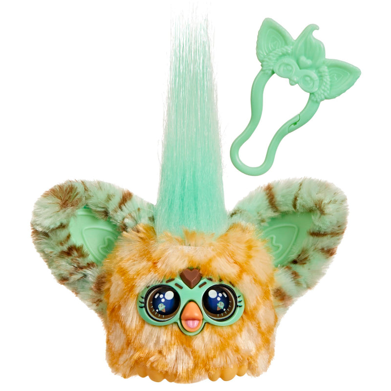 Furby Furblets Min-Tee Mini Plush, Ice Cream Theme, Green, Music & Sounds, Food Toys for Kids Aged 6+