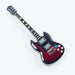 Portachiavi In Legno A Forma Di Chitarra -Ac / Dc - Angus Young