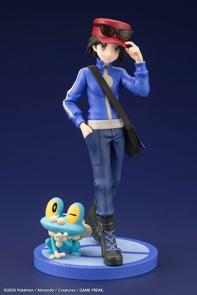 Pokémon ARTFXJ Statue 1/8 Calem & Froxy 20 cm
