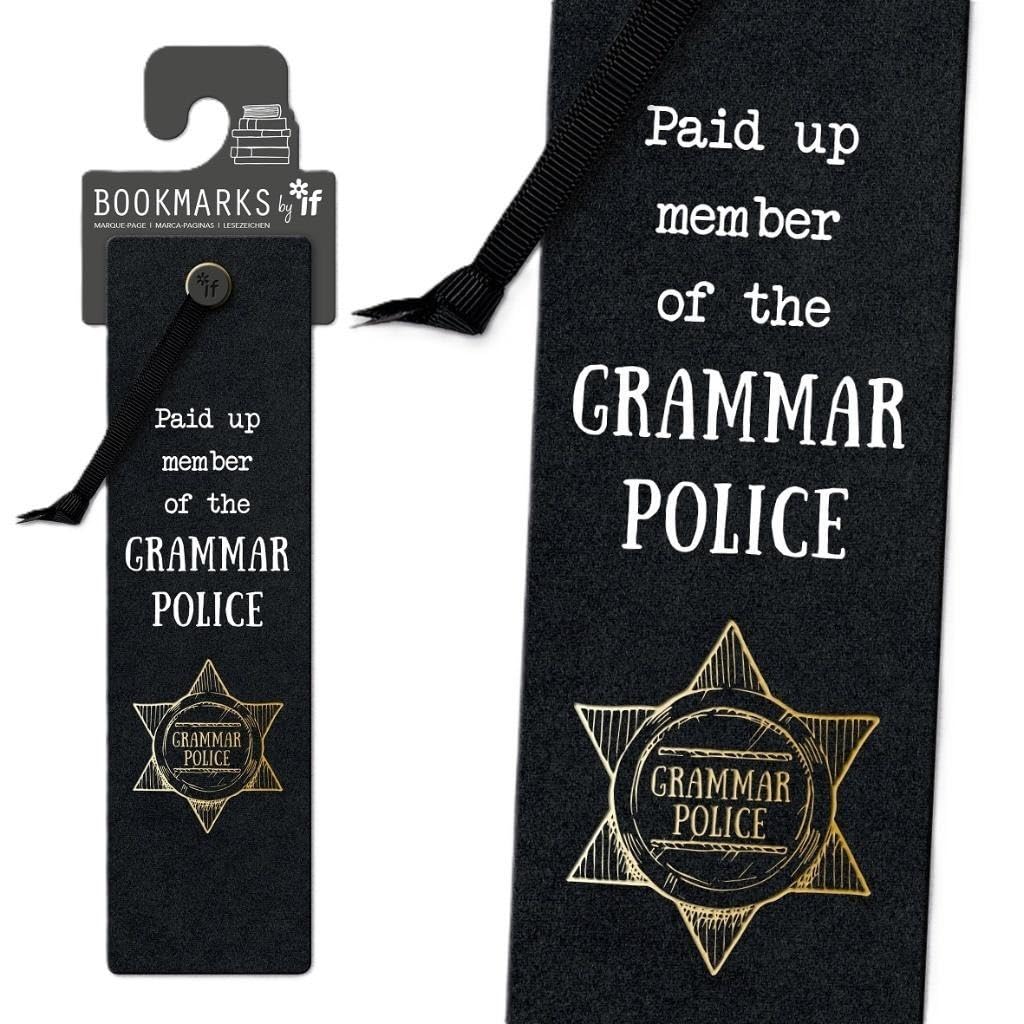 Literary Bookmarks - Grammar Police