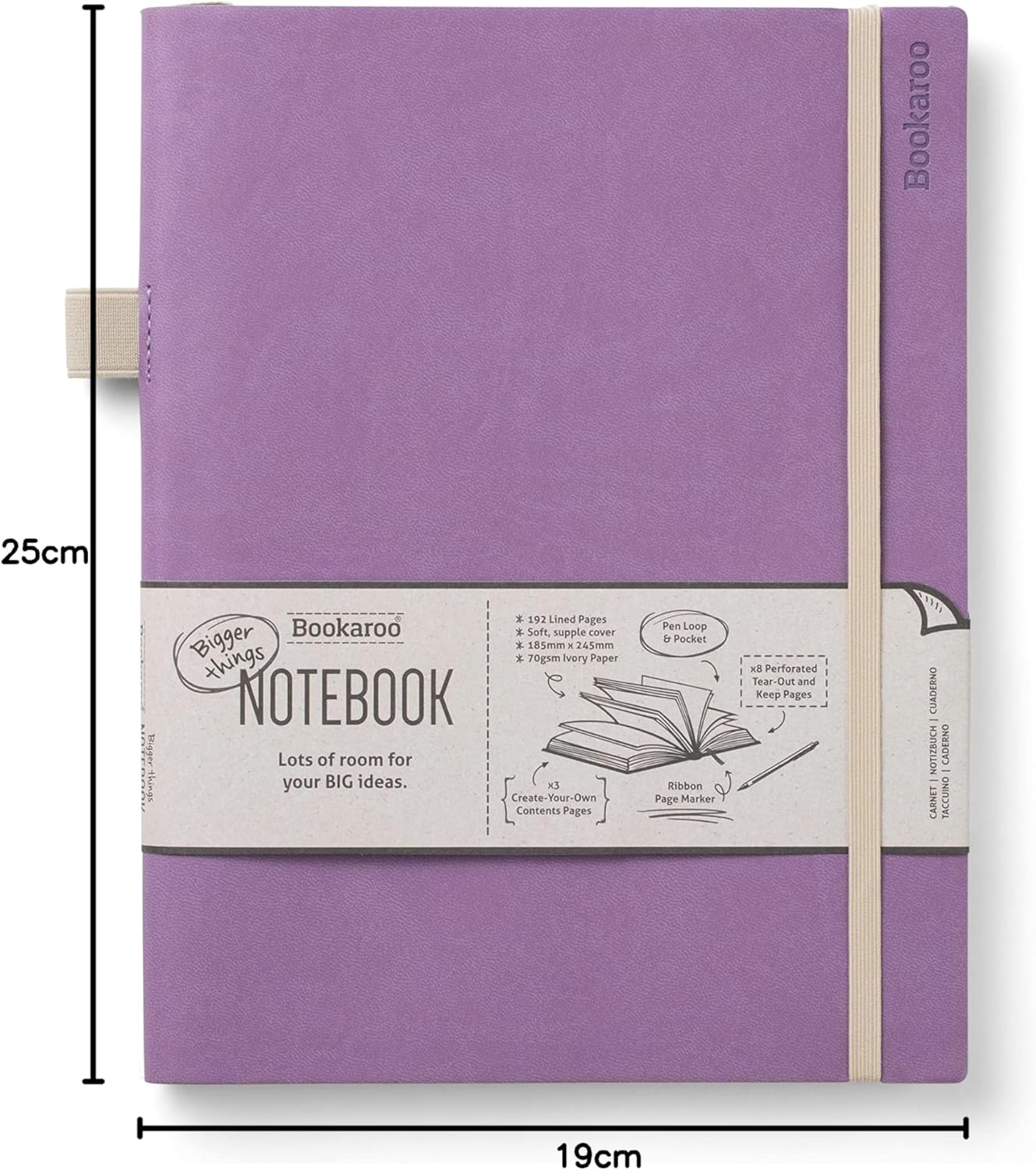 IF Bookaroo Bigger Things Notebook Journal