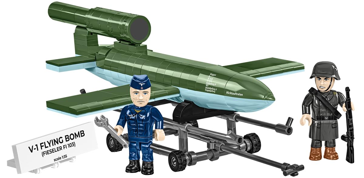 COBI V-1 Flying Bomb (Fi 103), Green, 8.66 x 5.91 x 2.95 inches