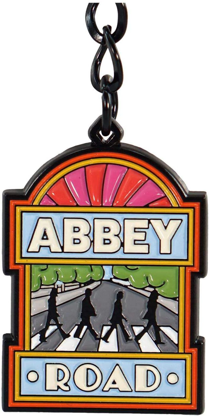 Half Moon Bay Keyring Metal - The Beatles (Abbey Road