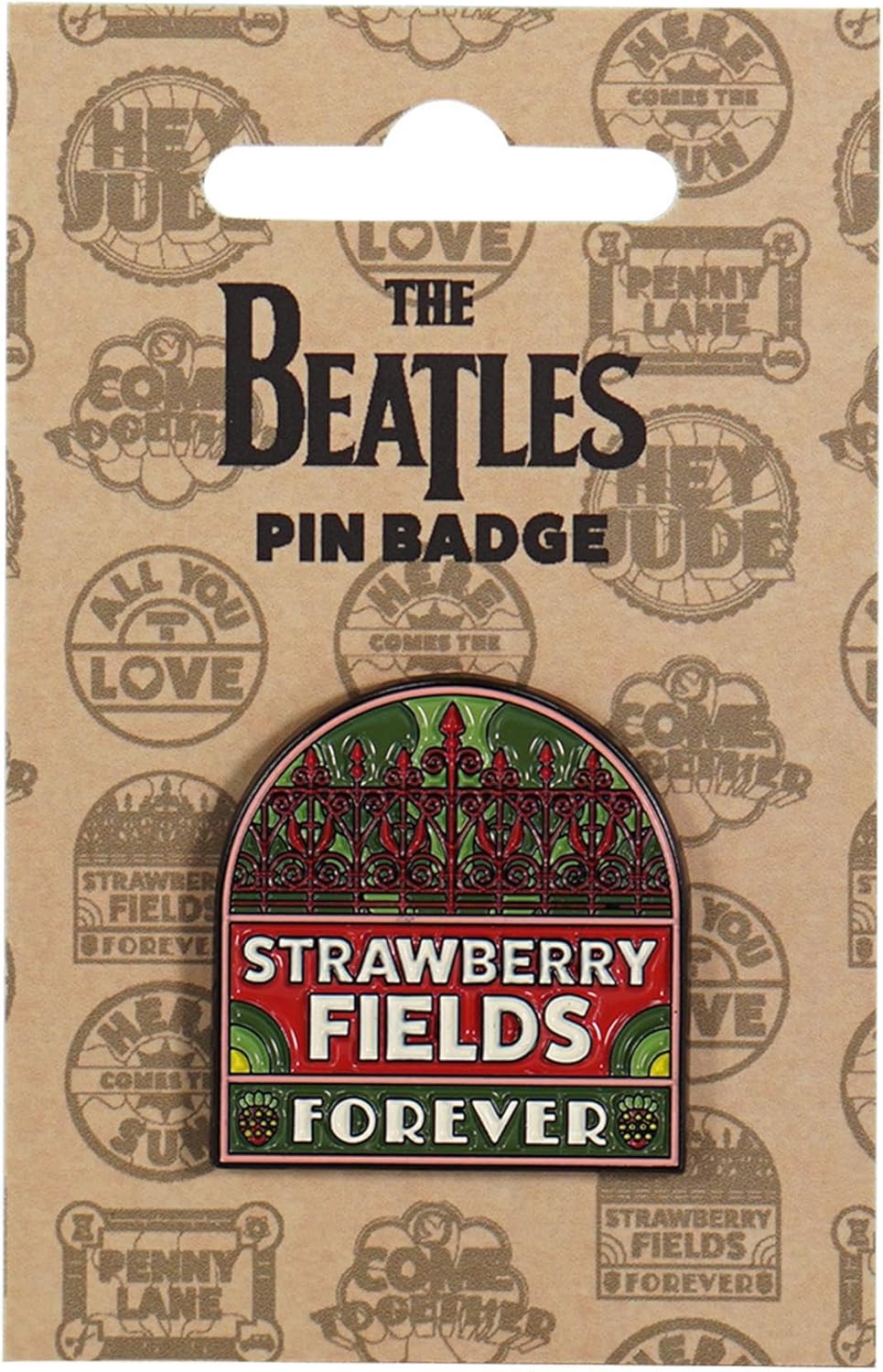 Half Moon Bay Beatles Pin Badge, Iconic Lapel Brooch for Jackets and Bags 1.5 Inch Metal