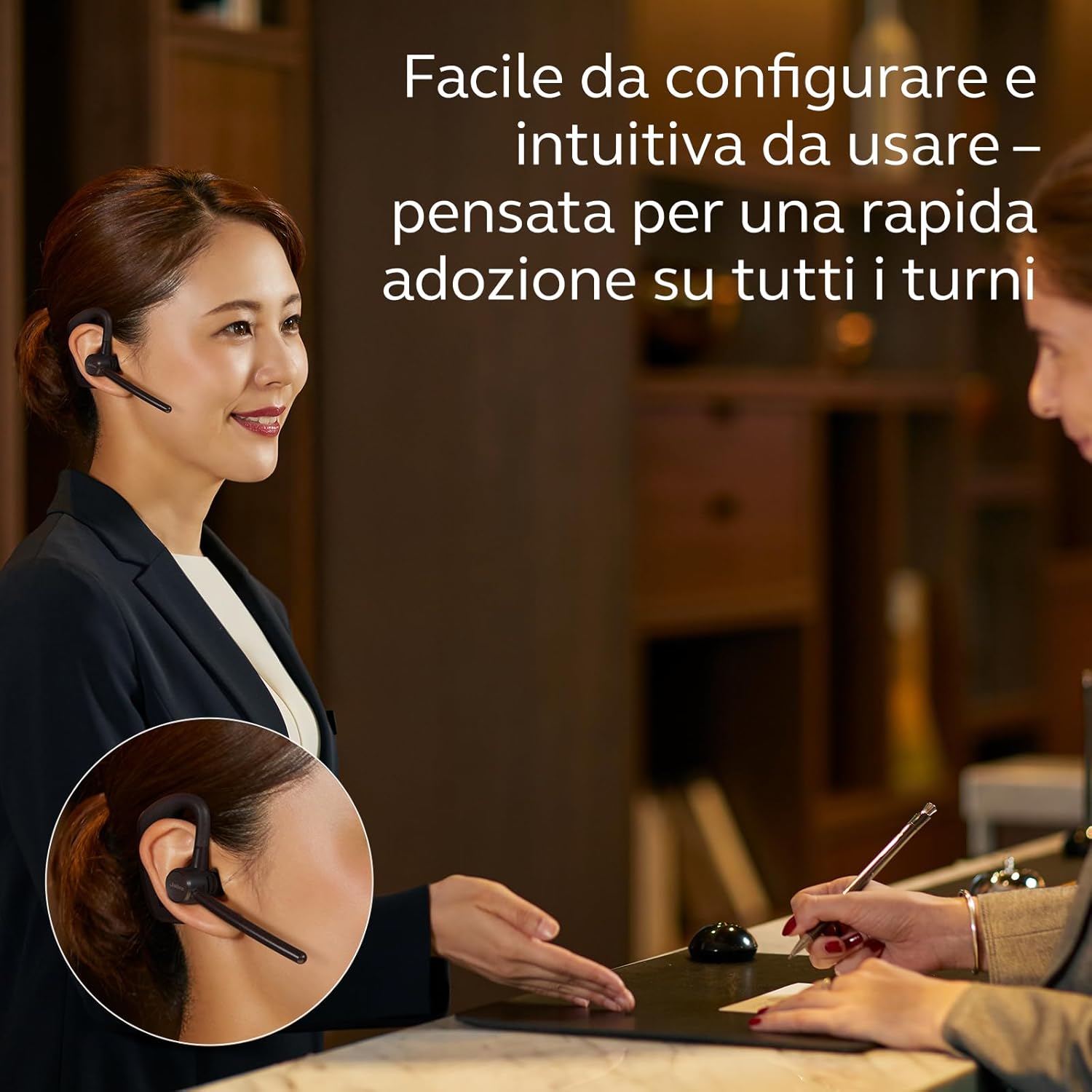 Jabra Perform 45 SE - Cuffie monaurali - Mono