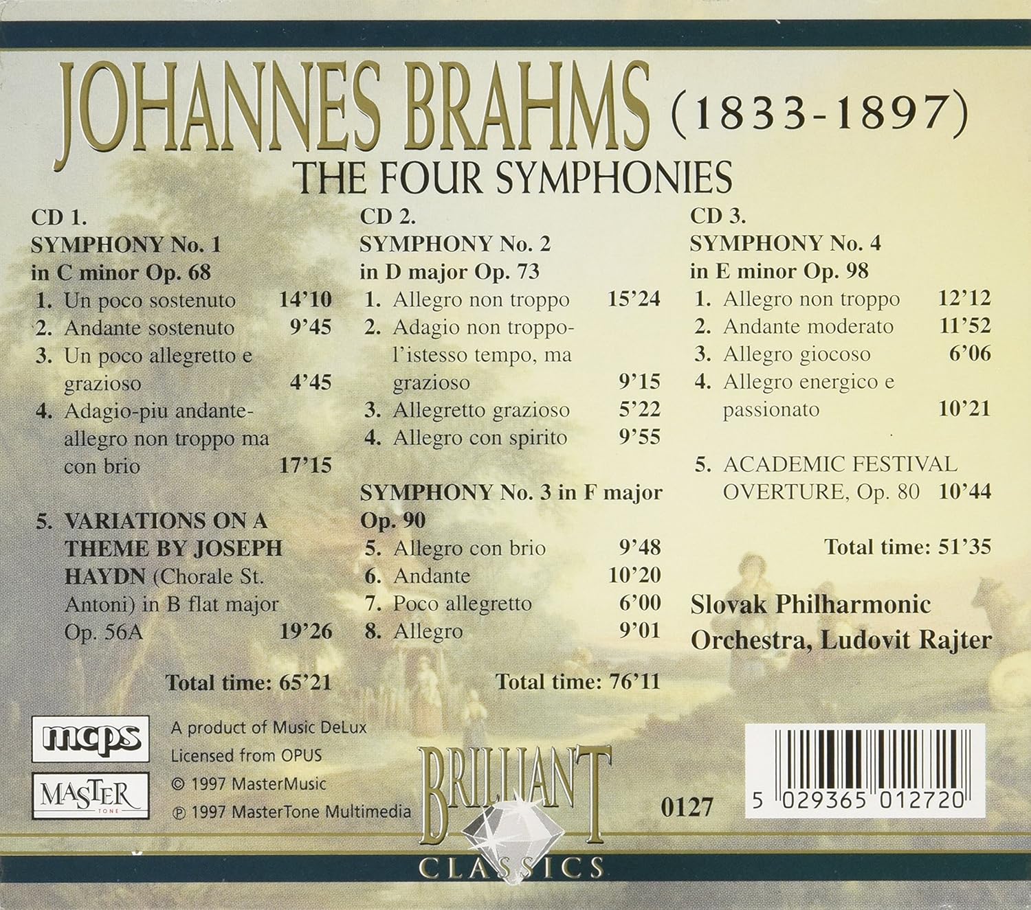 Johannes Brahms - The Complete Symphonies
