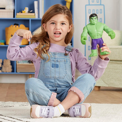 Marvel Spidey and His Amazing Friends Supersized Hulk 22.5-cm Action Figure, Preschool Super Hero Toy, Children Aged 3 and Up