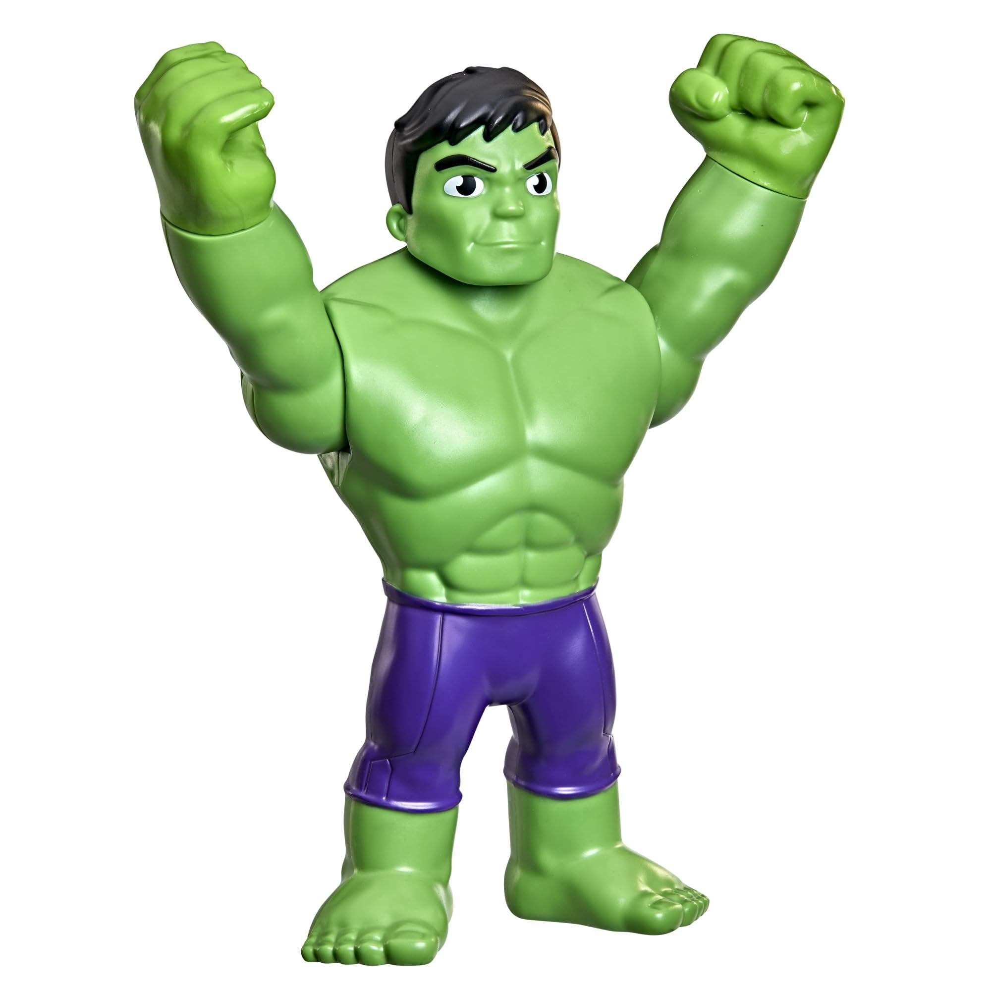 Marvel Spidey and His Amazing Friends Supersized Hulk 22.5-cm Action Figure, Preschool Super Hero Toy, Children Aged 3 and Up