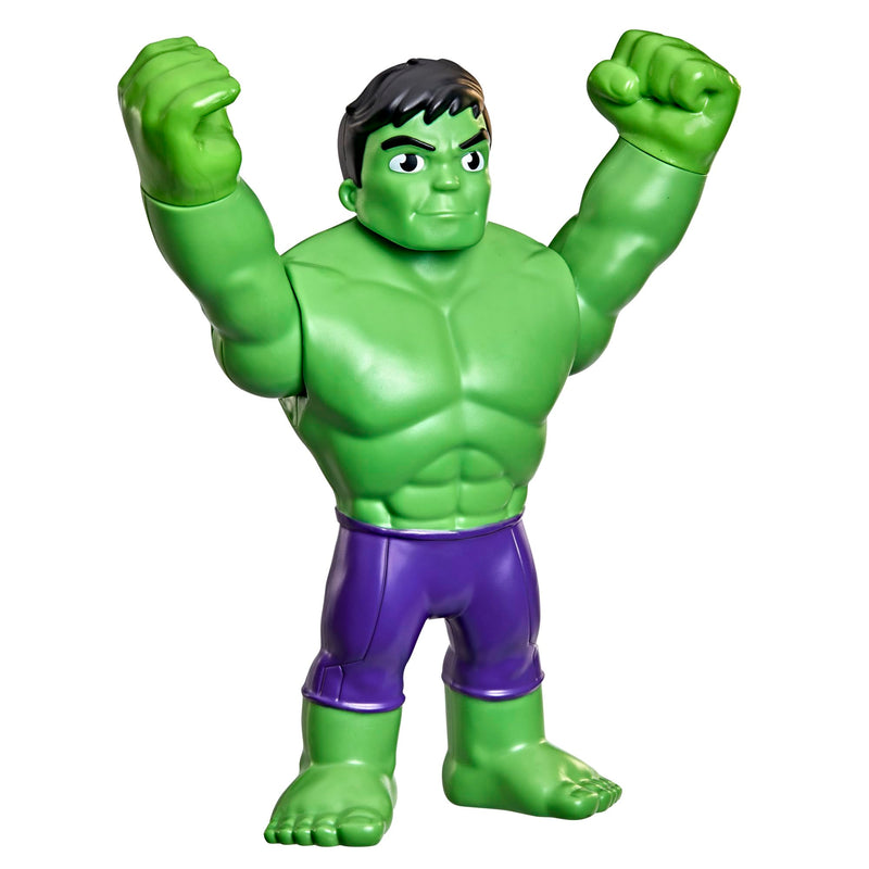 Marvel Spidey and His Amazing Friends Supersized Hulk 22.5-cm Action Figure, Preschool Super Hero Toy, Children Aged 3 and Up