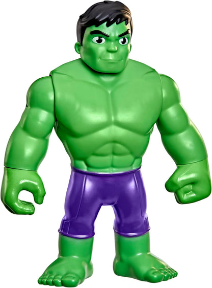 Marvel Spidey and His Amazing Friends Supersized Hulk 22.5-cm Action Figure, Preschool Super Hero Toy, Children Aged 3 and Up