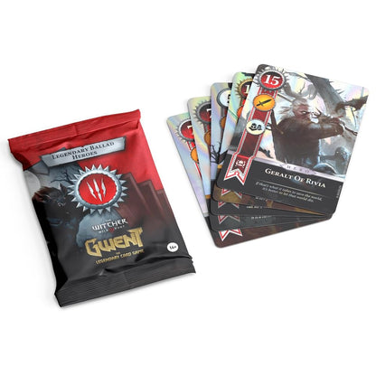 Gwent Legendary Ballad Monsters, 10 Cards, Collectible Card Game