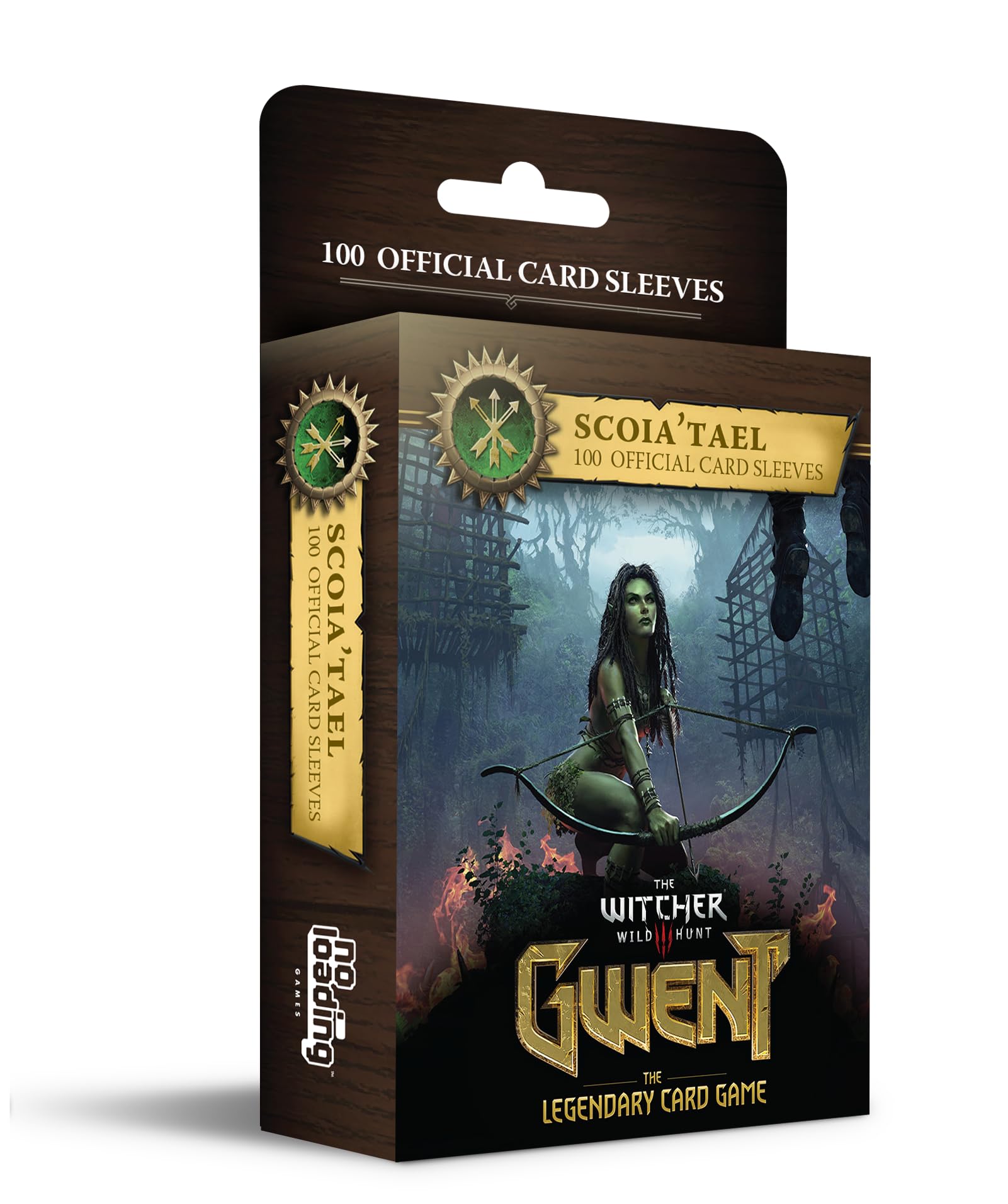 Gwent Art Sleeves - Scoia'tael, Contains 100 Art Sleeves, Standard Size