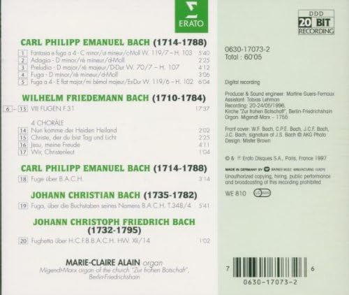 Oeuvres pour orgue