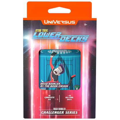 UniVersus: Star Trek Lower Decks: Challenger Series - Boimler - 63 Card, 2 Character, Ready to Play Deck-Building Card Game, 6 Foil/Alt Art Cards