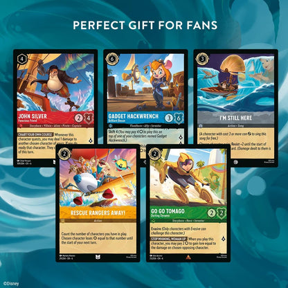 Ravensburger Disney Lorcana Trading Card Game for Adults and Kids Age 8 Years Up - Starter Deck B - Set 6: Azurite Sea - Collectable TCG
