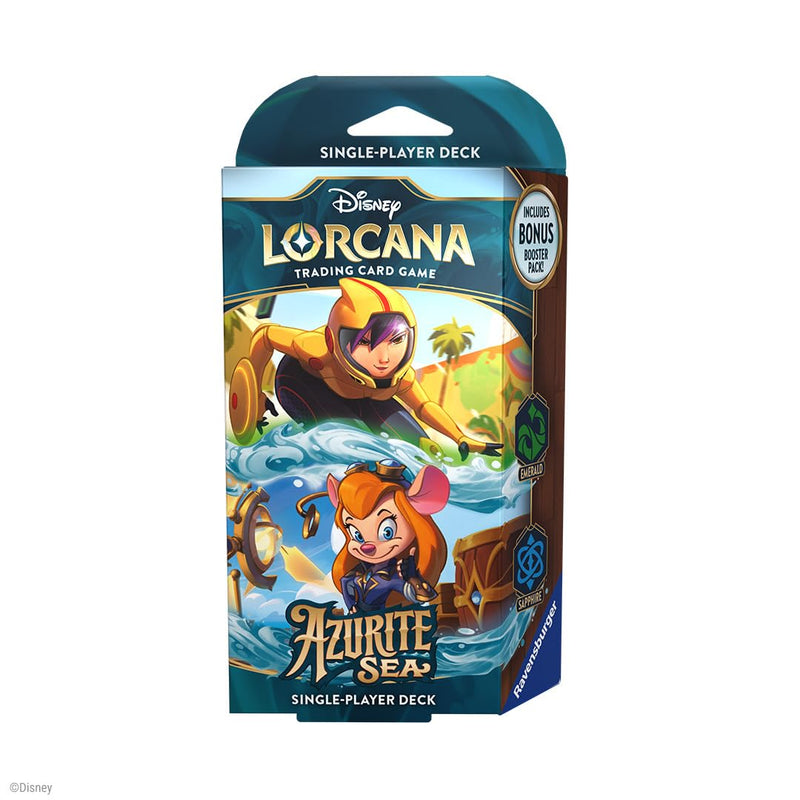 Ravensburger Disney Lorcana Trading Card Game for Adults and Kids Age 8 Years Up - Starter Deck B - Set 6: Azurite Sea - Collectable TCG