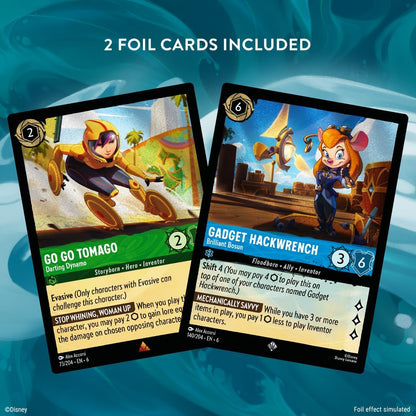 Ravensburger Disney Lorcana Trading Card Game for Adults and Kids Age 8 Years Up - Starter Deck B - Set 6: Azurite Sea - Collectable TCG