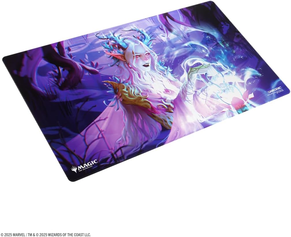 Gamegenic MTG Lorwyn Eclipsed Playmat Twilight Diviner, Game Accessory, Full Color Printed Mat, Multilingual