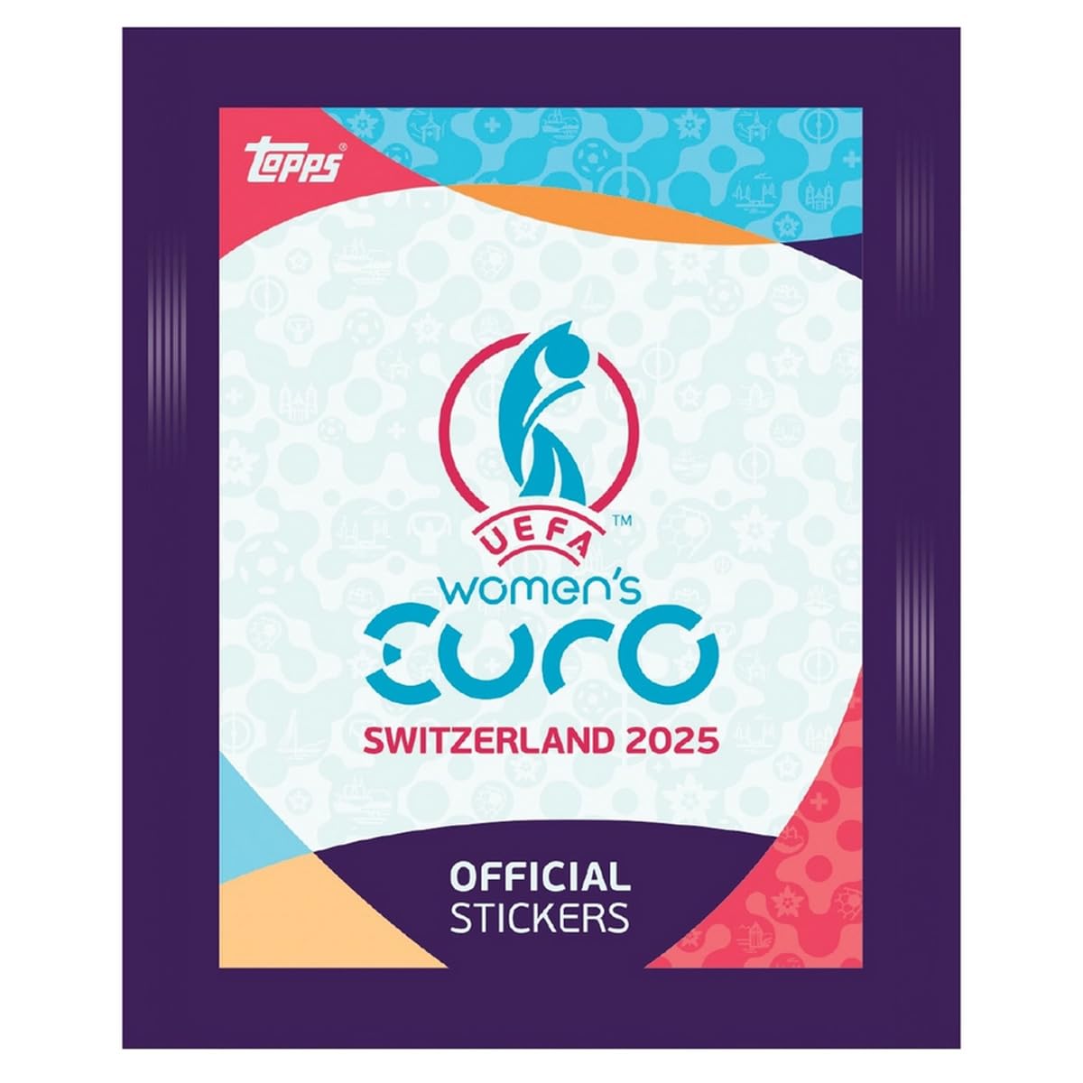 Topps Official Women's Euros 2025 Sticker Collection - Includes 6 Stickers |Euro 2025 Collectable Sticker Packet