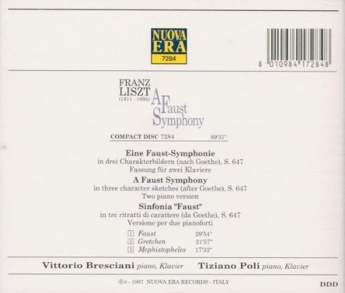 A Faust Symphony - Two Piano Version