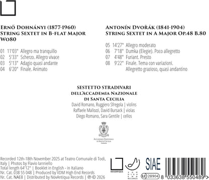 Erno Dohnanyi / Antonin Dvorak: String Sextets