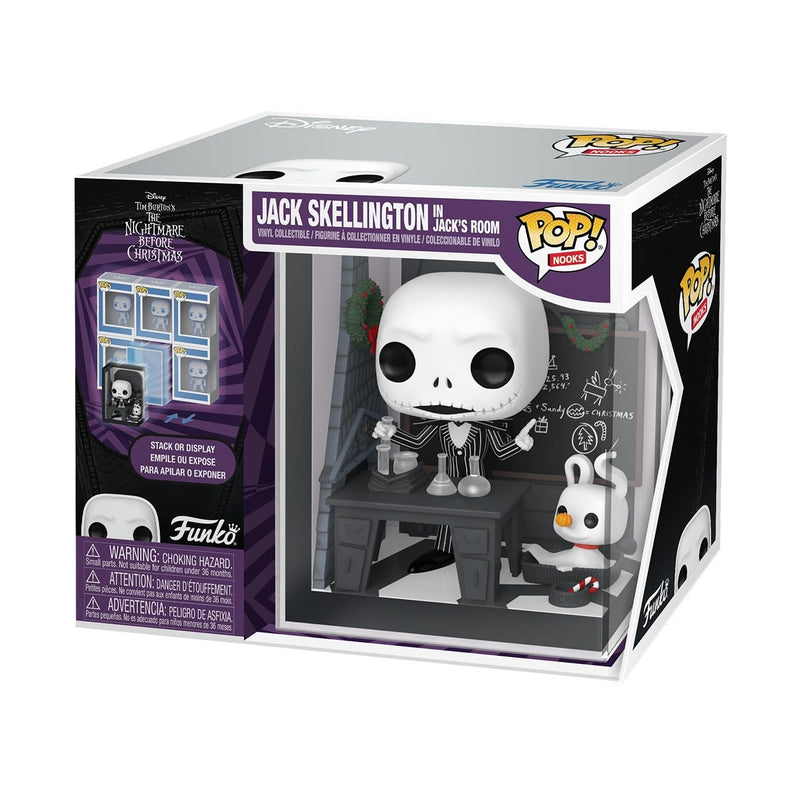 Funko POP! Nooks: The Nightmare Before Christmas- TNBC - Jack Skellington’s Room - Collectable Vinyl Figure - Gift Idea - Official Merchandise - Toys For Kids & Adults - Model Figure for Collectors