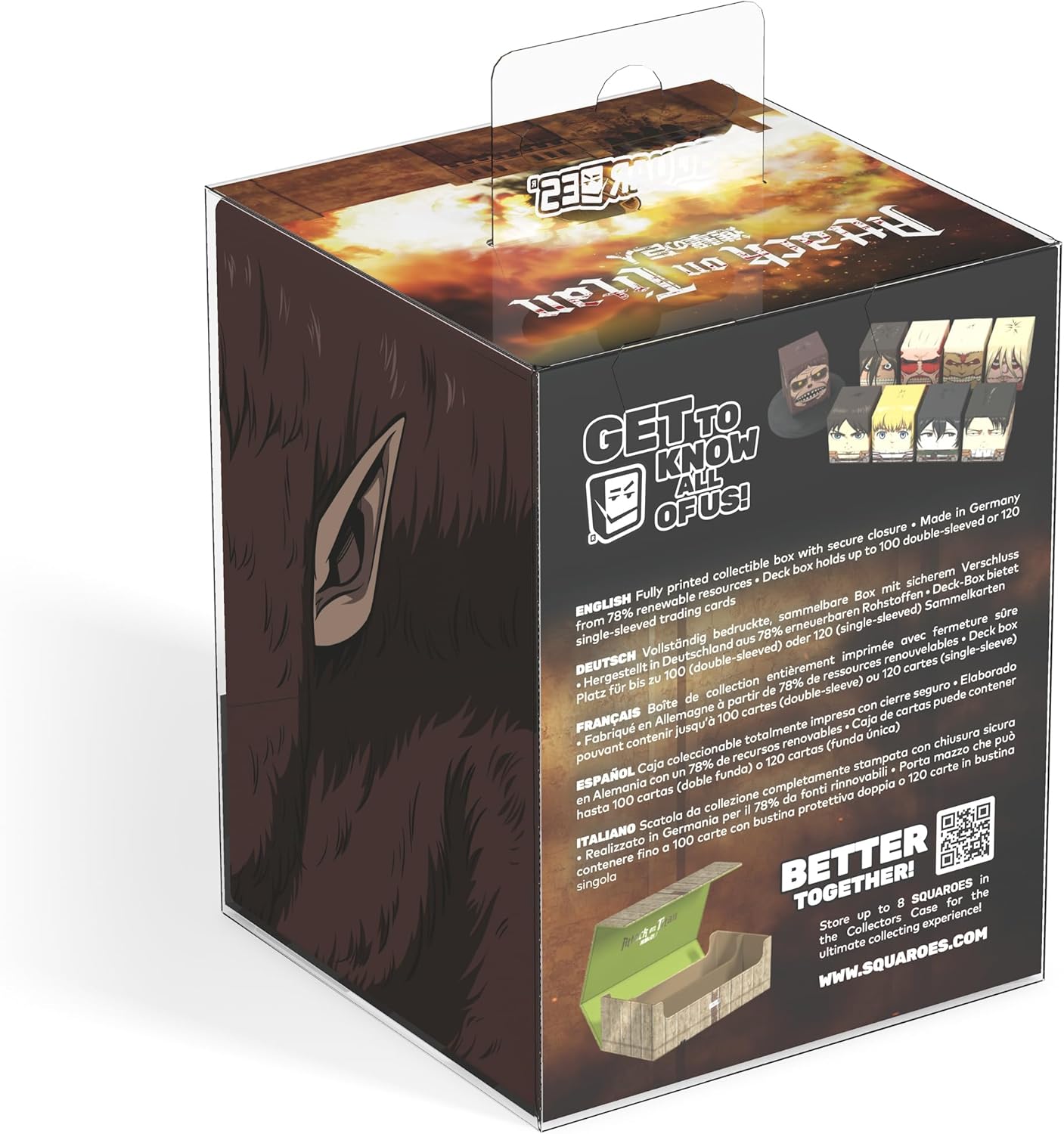 Squaroes Squaroe Attack on Titan AOT009 - Beast Titan