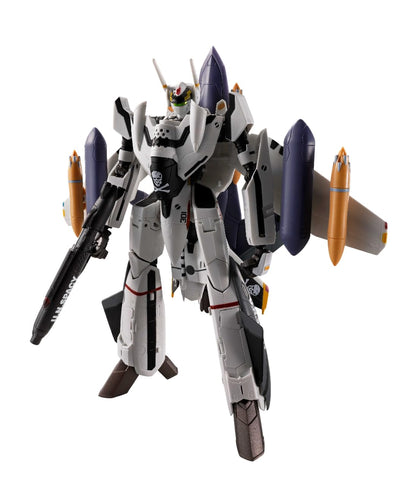 TAMASHII NATIONS - Macross - VF-0S Phoenix (Roy Focker Use) + QF-2200D-B Ghost Hi-Metal R Figure