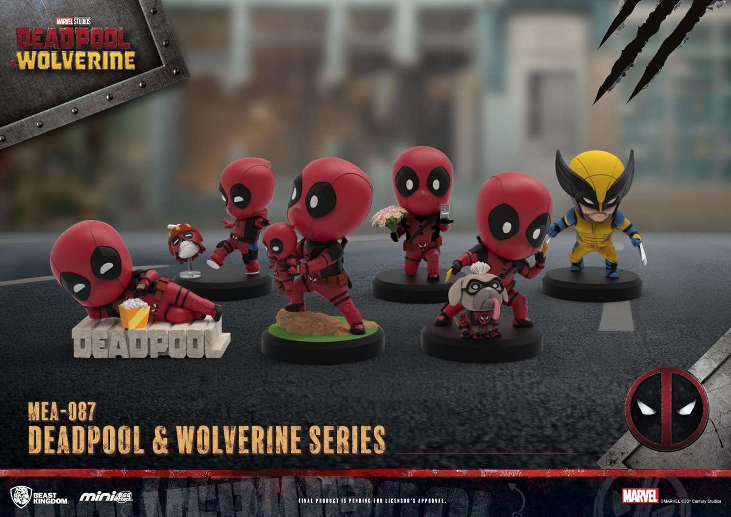 Beast Kingdom Deadpool & Wolverine Series MEA-087 Mini Egg Attack Figure Blind Box Set