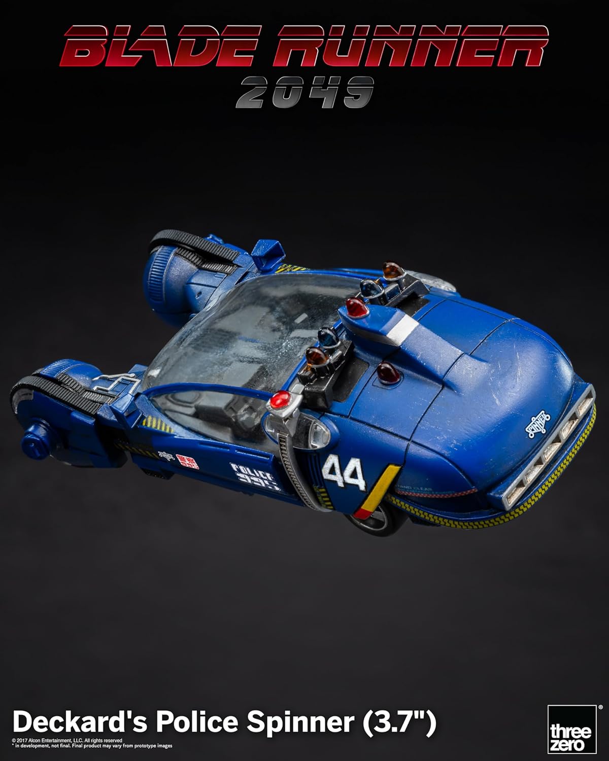 Blade Runner 2049 Vehicle Deckard`S Police Spinner 10 Cm