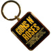 Guns N' Roses Stacked Logo Nero Portachiavi Keychain Size One Size