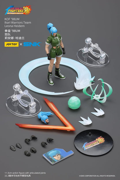 JOYTOY The King of Fighters '98 Angry Team Leona Heideln Action Figure Action Figure