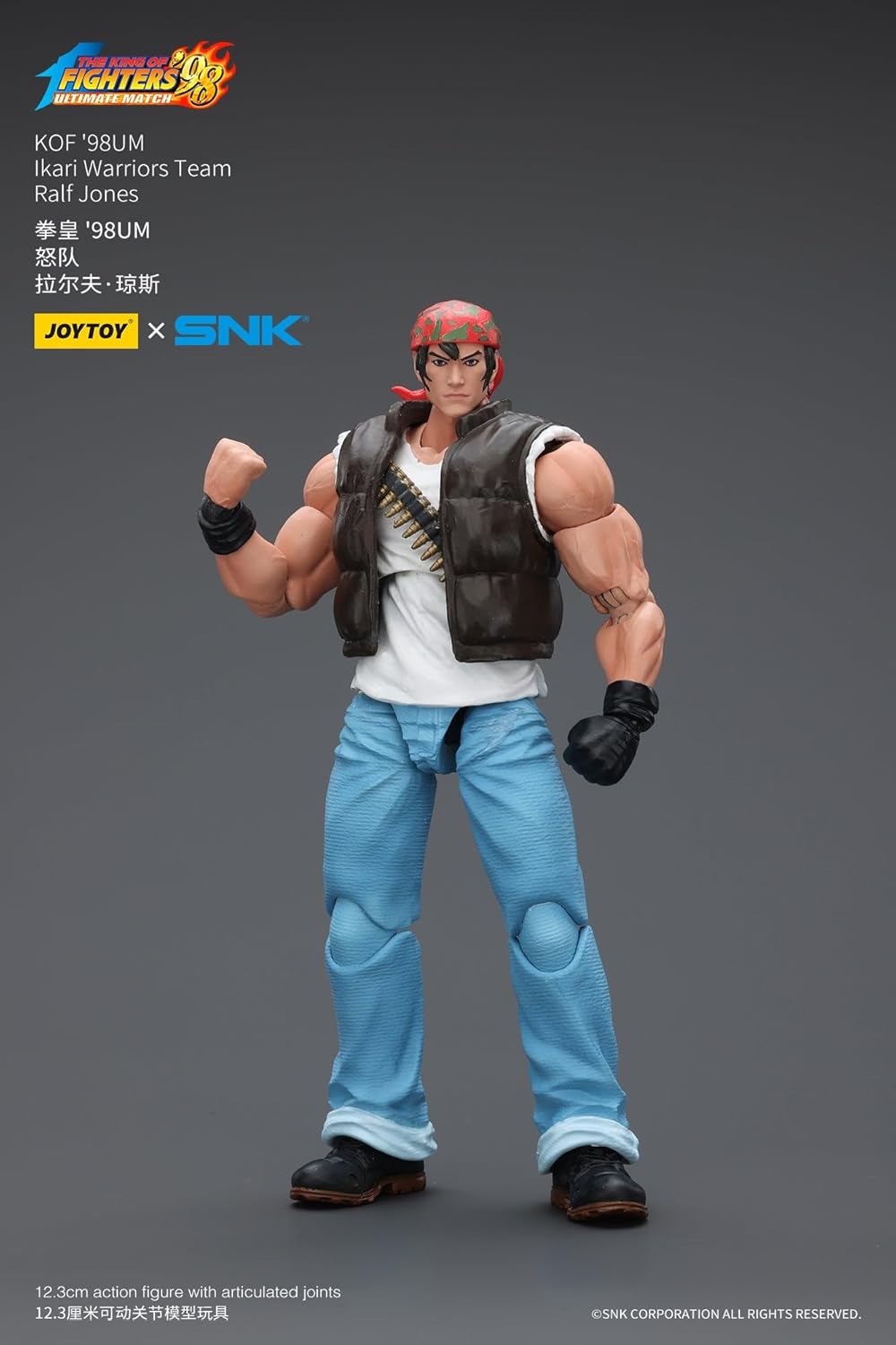 JOYTOY The King of Fighters '98 Angry Team Ralph Jones Action Figure Action Figure