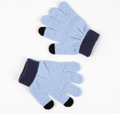 CERDÁ LIFE'S LITTLE MOMENTS Bluey Set aus Mütze und Handschuhe, weich, offizielles Lizenzprodukt, Thermo-Oberbekleidung für Kinder, ideal kalt, lustiger und farbenfroher Stil, 2-teiliges Set, Standard