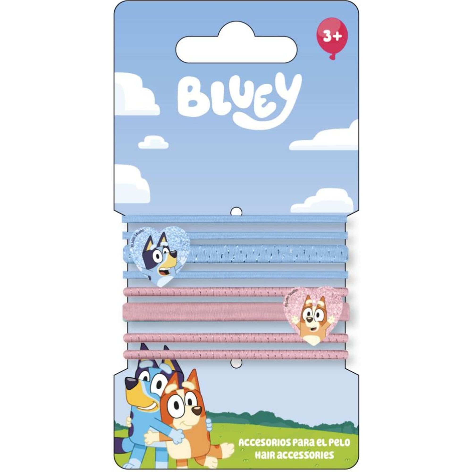 Bluey - 8 Pieces Elastic Hair Accessories