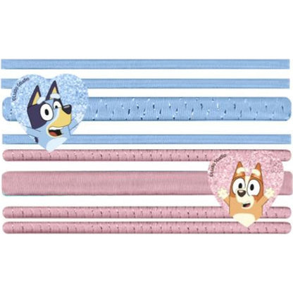 Bluey - 8 Pieces Elastic Hair Accessories